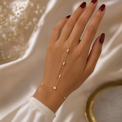Celeste Crystal Hand Harness