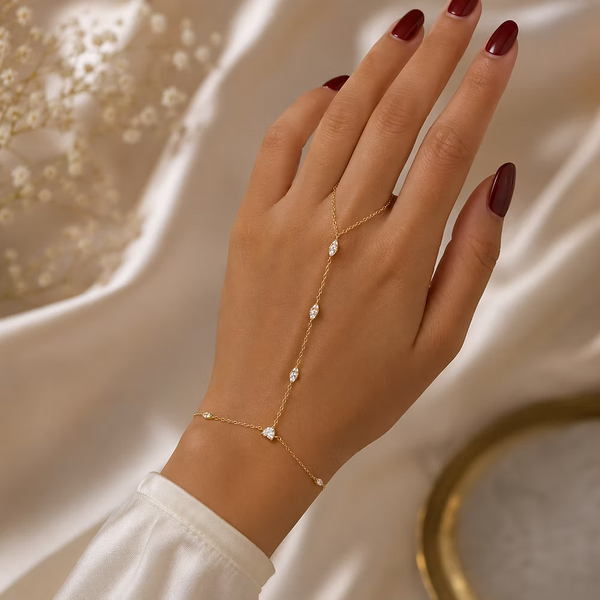 Celeste Crystal Hand Harness