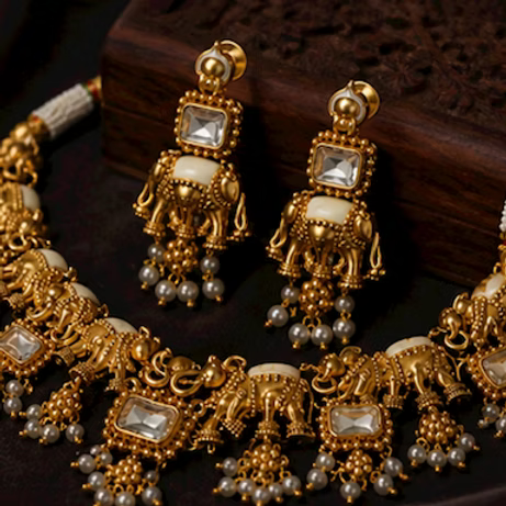 Royal Kundan Heritage Set - 2