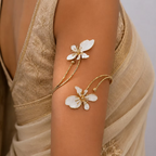Ivory Blossom Arm Cuff