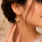 Aurora Butterfly Crystal Earrings