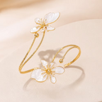 Ivory Blossom Arm Cuff