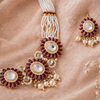 Ruby Pearl Blossom Set