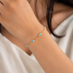 Nazar Luxe Hamsa Bracelet