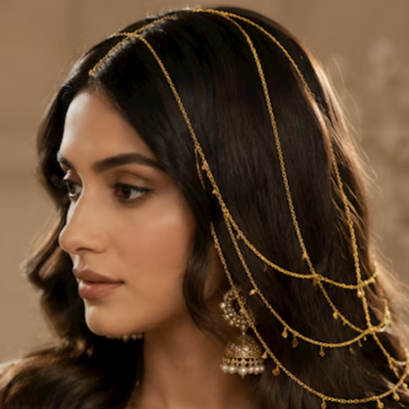 Aurelia Cascade Hair Chain - 2
