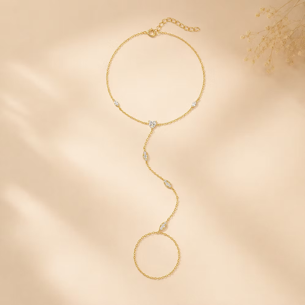 Celeste Crystal Hand Harness
