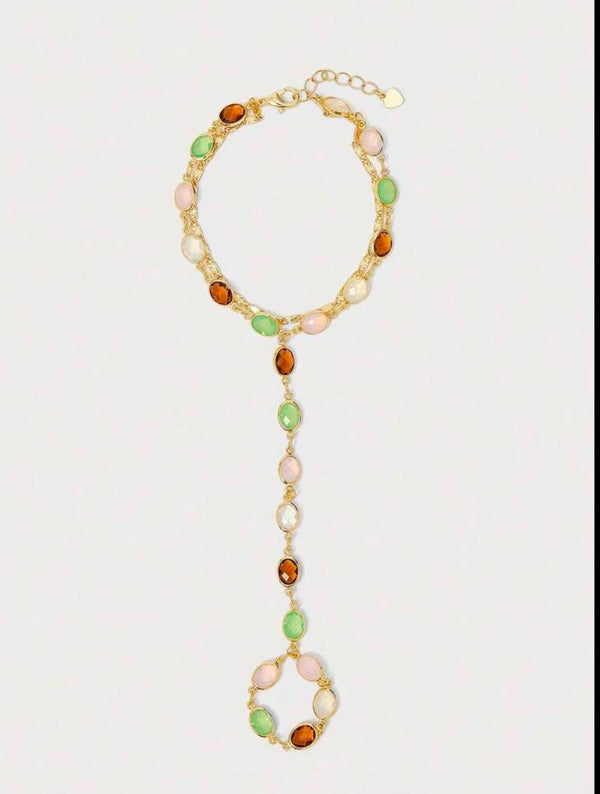 Celestia Gemstone Hand Chain - 2